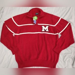 Alma Mater Collegiate Licensed Letterman's Sweater mens 2xl